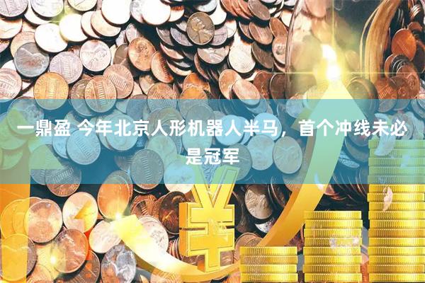 一鼎盈 今年北京人形机器人半马，首个冲线未必是冠军